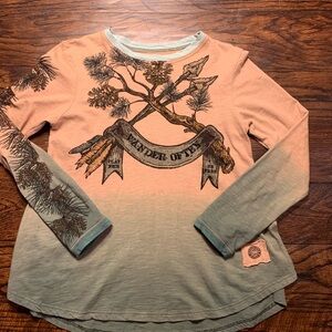 Double D Ranch Wander Often Long Sleeve T-shirt Size Small